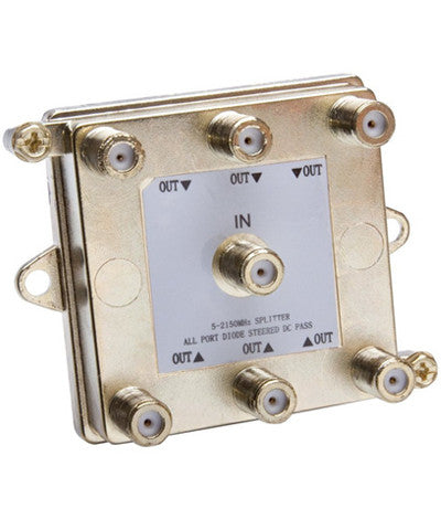 2Ghz Passive Video Splitter, 4, 6, or 8 Way, 47690-G - Leviton - 1