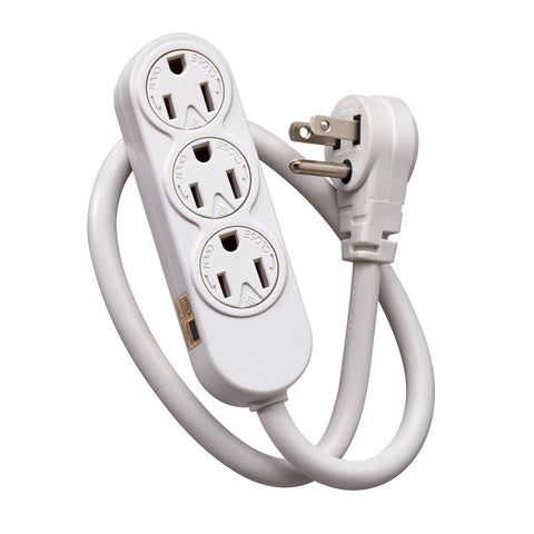 3-Outlet Power Strip For Use Inside Structured Media Center, 49605-APS