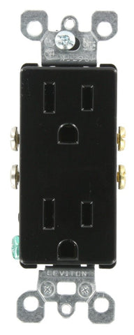 Interrupteur double encastré Leviton 00689-R52 NEMA 5-15R, 15 A, 125 V, 1  dispositif, blanc