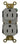 15 Amp, Duplex Receptacle, Industrial Heavy Duty Grade, Straight Blade, 125 Volt, Self Grounding, Various Colors, 5262 - Leviton - 3