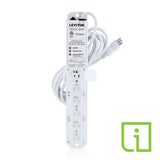 15 Amp Medical Grade Power Strip with Load Monitoring Inform Technology, Surge Protected, 6-Outlet, 15’ Cord, 53C6M-1S5
