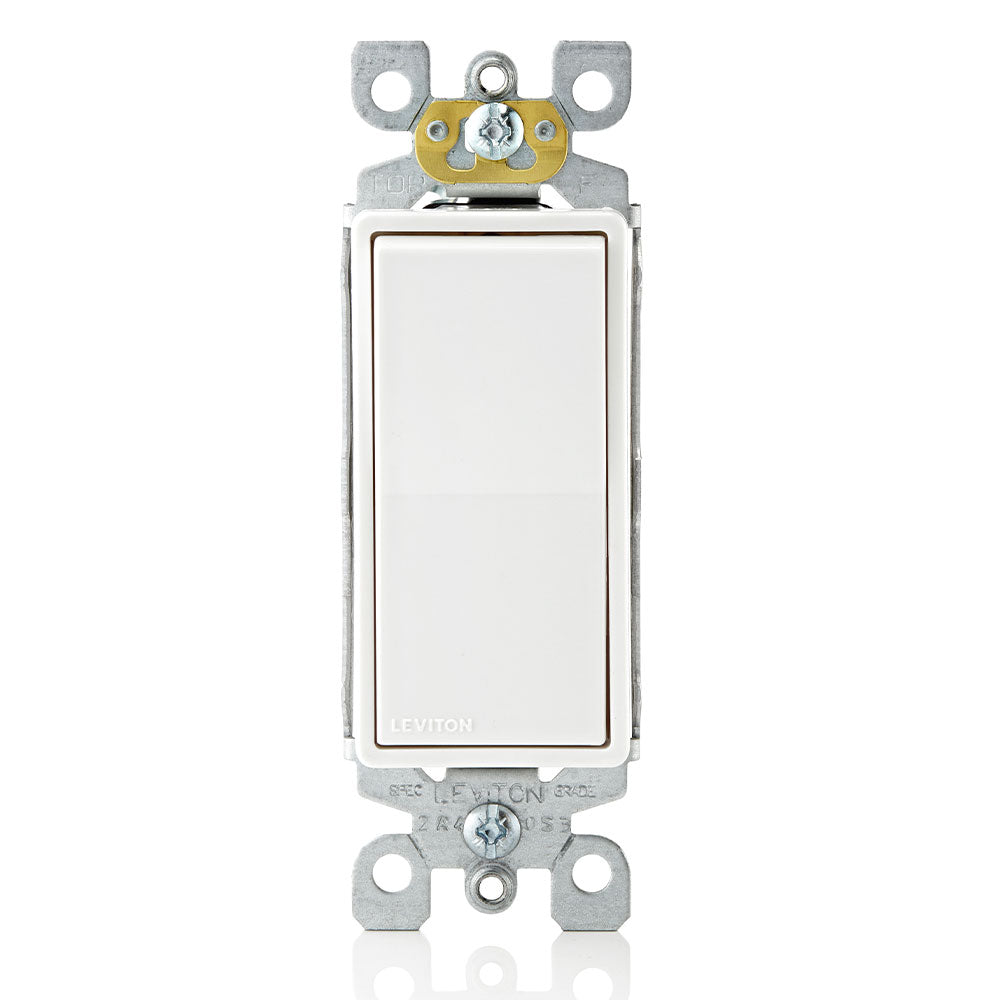 Decora Rocker Single-Pole AC Quiet Switch, Self-grounding, 5601-P2