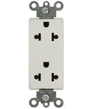 15 Amp 125/250 Volt, Decora Universal Duplex Receptacle, Back and Side Wired, White/Ivory, 5825 - Leviton - 1