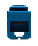 Home 5e Snap-In Connector, T568A Wiring, Available in 7 Colors, 5EHOM - Leviton - 2