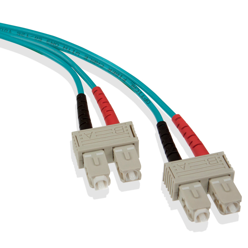 Economy Patch Cord, 50/125 um Multimode OM3, OFNR Duplex, SC-SC, 3m, 5LDSC-M03