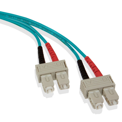 Economy Patch Cord, 50/125 um Multimode OM3, OFNR Duplex, SC-SC, 2m, 5LDSC-M02