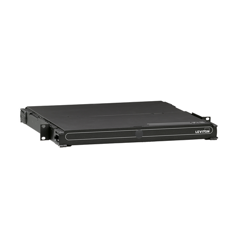 1000i SDX 1RU Distribution and Splice Enclosure, empty, (no sliding tray); Accepts up to (3) SDX adapter plates or (3) SDX MTP cassettes and accepts up to (3) splice trays, 5R1UM-F03