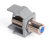 QuickPort F-Type Adapter, Nickel-Plated, Available in 6 Colors, 41084 - Leviton - 4