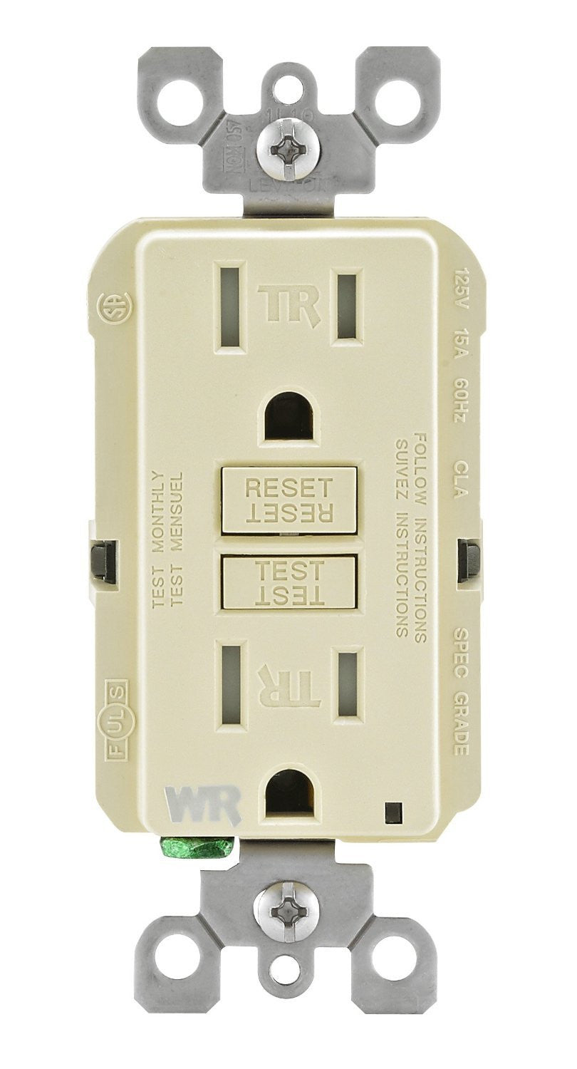 10 Pack 15A GFCI Weather Resistant Receptacles With LED Indicator – Tamper Resistant TR WR