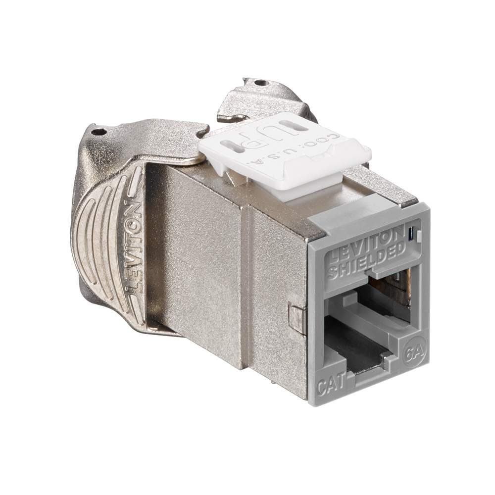 ATLAS-X1 Cat 6A Shielded QUICKPORT Jack, Component-Rated, 6ASJK ATLAS-X1 Cat 6A Shielded QUICKPORT Jack, Component-Rated, 6ASJK