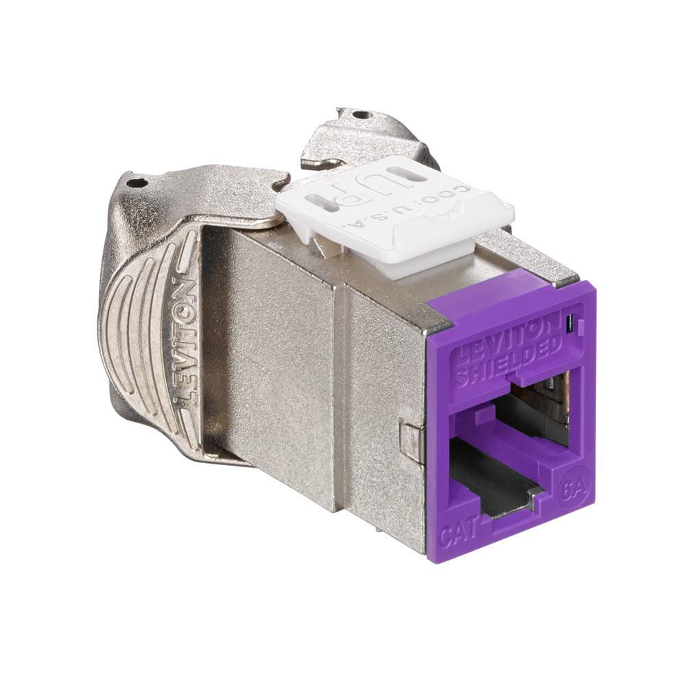 ATLAS-X1 Cat 6A Shielded QUICKPORT Jack, Component-Rated, 6ASJK ATLAS-X1 Cat 6A Shielded QUICKPORT Jack, Component-Rated, 6ASJK