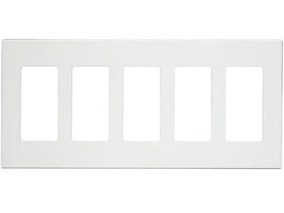 5-Gang Decora Plus Wall Plate Screwless Snap-On Mount, 80321-S - Leviton - 1