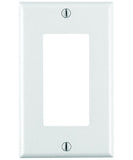 1-Gang Decora/GFCI Device Decora Wall Plate, Standard Size, Thermoset, Device Mount, 80401 - Leviton - 1