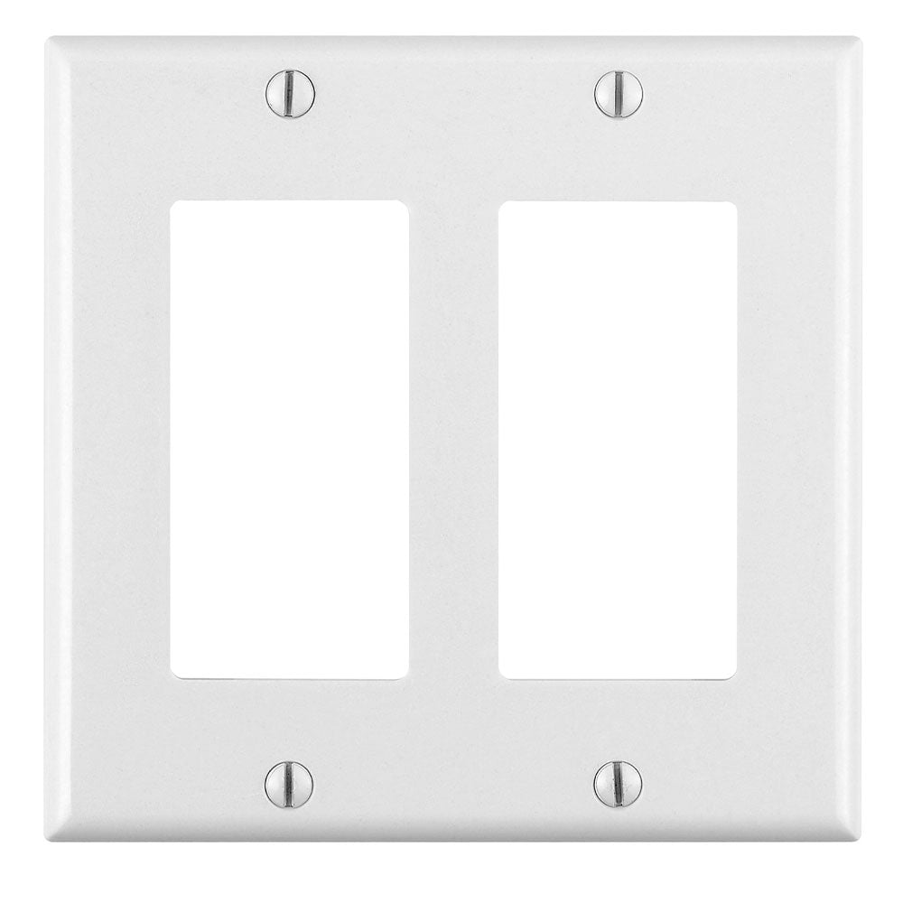 2-Gang Decora Antimicrobial Wallplate, 80409-2AW