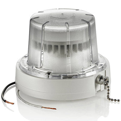 LED Ceiling Lampholder with Pull Chain, 10W Bulb and Bulb Guard, 9852-LED