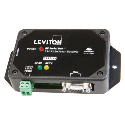 RS-232 Serial Box Data Interface, Black, WS0RF-300 - Leviton