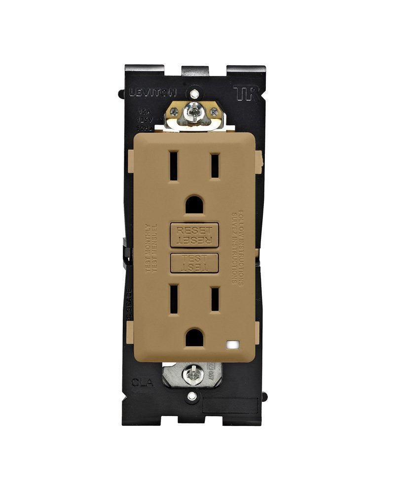 Renu 15-Amp Self-Test Tamper-Resistant GFCI Outlet, RGF15 - Leviton - 2