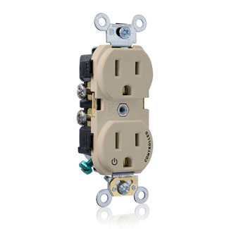 Duplex Receptacle Outlet, Commercial Specification Grade, Split-Circui ...