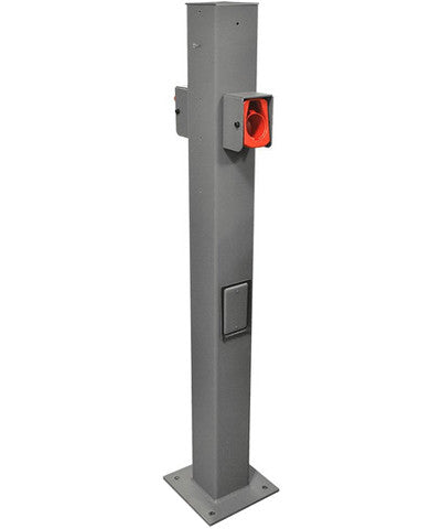 Evr-Green® EVSE Pedestal Mounting Pole and Base, EVPED-2 - Leviton
