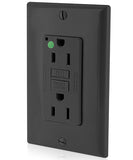 15 Amp, 125 Volt, NAFTA Compliant Extra-Heavy Duty, Hospital Grade, Non-Tamper-Resistant Duplex Self-Test GFCI Receptacle, GFNT1-HF - Leviton - 4