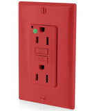 15 Amp, 125 Volt, NAFTA Compliant Extra-Heavy Duty, Hospital Grade, Non-Tamper-Resistant Duplex Self-Test GFCI Receptacle, GFNT1-HF - Leviton - 7