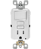 Self-Test SmartockPro Slim GFCI Combination Switch Tamper-Resistant Receptacle with LED Indicator, 15-Amp, GFSW1 - Leviton - 1