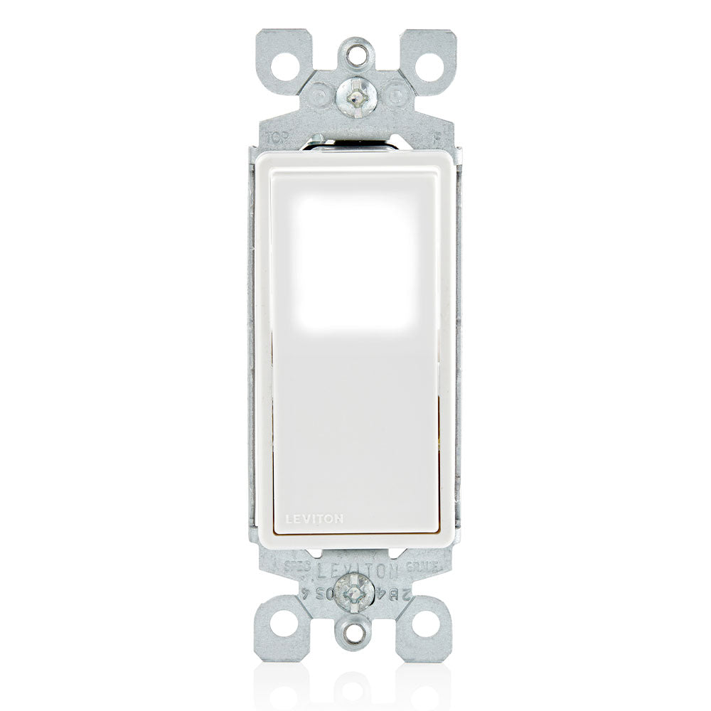 Decora LED Illuminated Rocker 3-Way Switch, L5613-2W