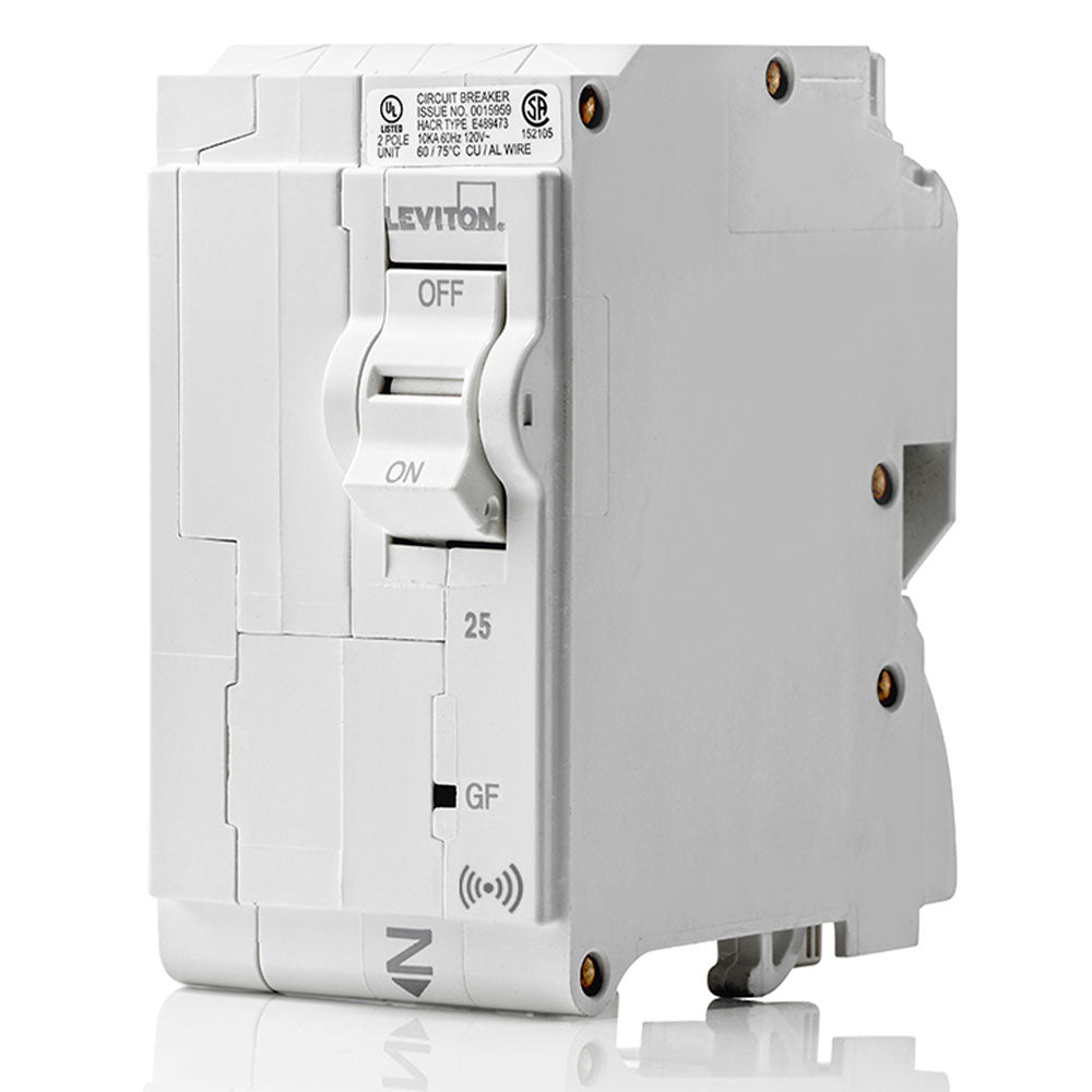 25A Smart GFCI 2-Pole Branch Circuit Breaker, LB225-GS