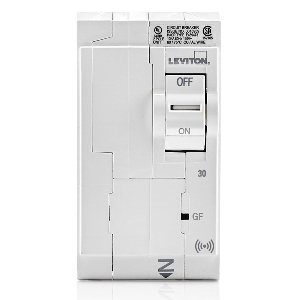 30A Smart GFPE 2-Pole Branch Circuit Breaker, LB230-ES – Leviton