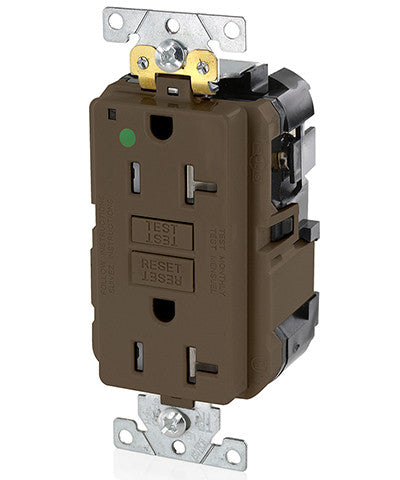 Leviton Dual-Function AFCI/GFCI Outlet, 15 Amp, Self Test, Tamper-Resistant  with LED Indicator Light, Protection from Both Electrical Shock and