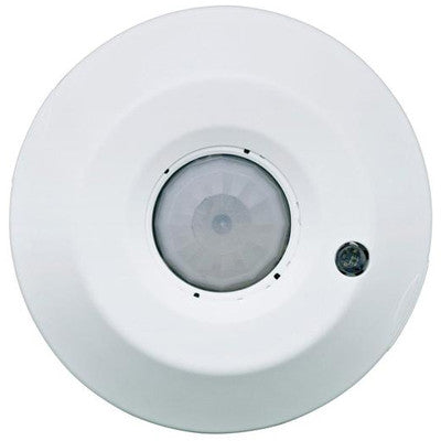 ODC Series 450 Sq. Ft. Passive Infrared Ceiling-Mount Occupancy Sensor, 120-277 Volt, White, ODC04-IDW - Leviton