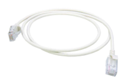 High-Flex Patch Cord for Cat 6 Networks, 3ft, White, 6HHOM-3W