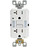Self-Test SmartlockPro Slim GFCI Tamper Resistant Receptacle with Guidelight and LED Indicator, 20-Amp, GFNL2 - Leviton - 2