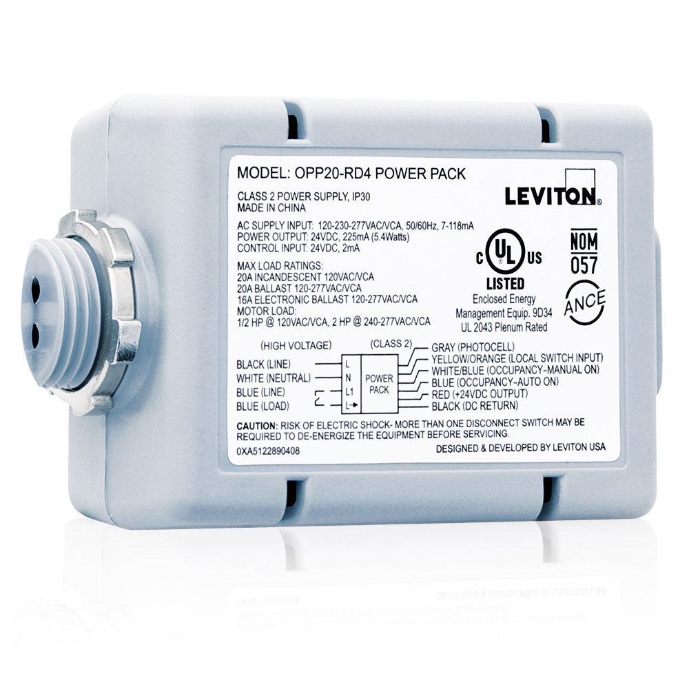 Occupancy Sensor Power Pack, Super Duty, Auto-ON, Manual-ON, Local Swi ...