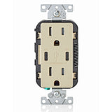 30W (6A) USB Dual Type-C with Power Delivery (PD) In-Wall Charger with 15 Amp, 125 Volt Tamper-Resistant Outlet, T5635