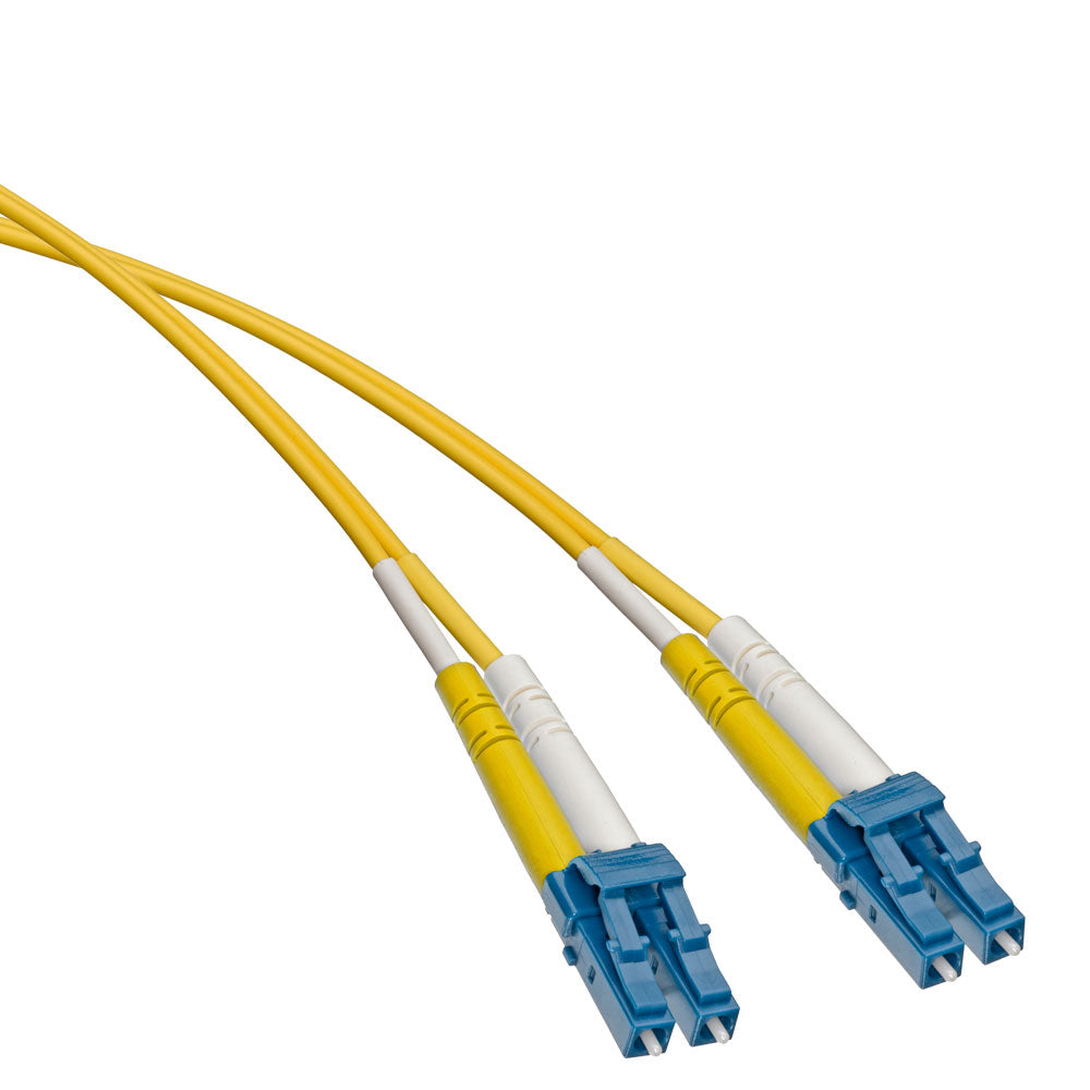 Economy Patch Cord, 9/125 um Single-Mode OS2, OFNR Duplex, LC-LC, UPDLC