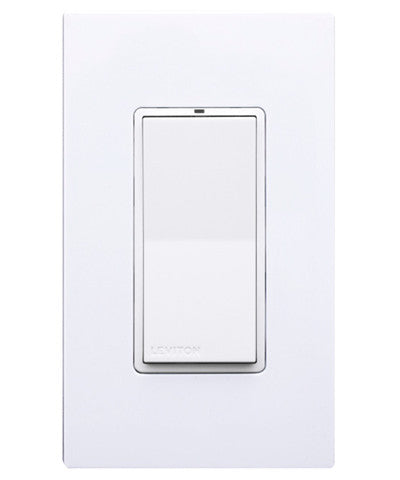 LevNet RF 902MHz Decora Rocker Wall Switch Receiver, Non-Neutral, WSS20-G9N - Leviton