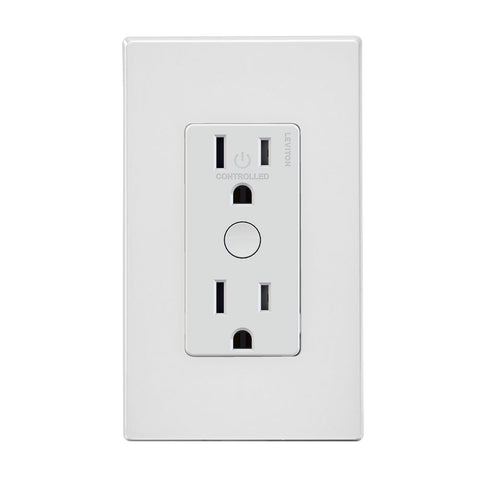 Tamper-Resistant Outlet with Z-Wave Technology, ZW15R-1BW – Leviton