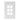 Single-Gang QuickPort Wallplate with ID Window, 6-Port, 42080
