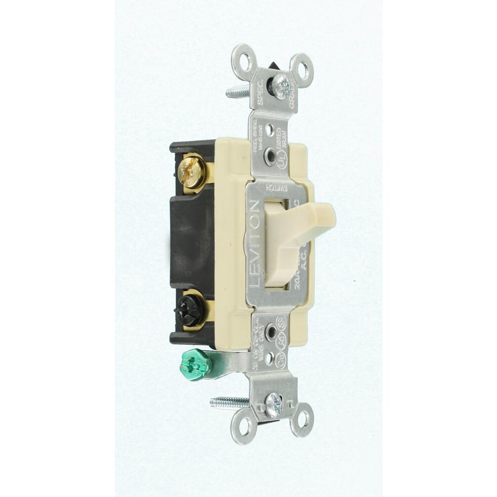 20 Amp 4-Way Toggle Switch, Light Almond, CSB4-2TS